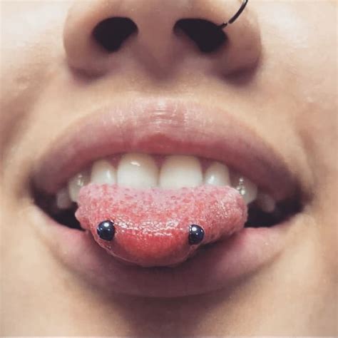 snake eyes piercing pain|snake eyes piercings gone wrong.